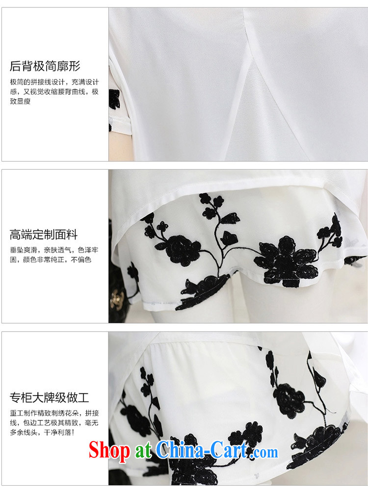 Van Gogh embroidered summer 2015 new Korean version loose the code short-sleeved snow woven shirts girls thick MMT shirts solid A 0187 White (Manual embroidery) 4 XL pictures, price, brand platters! Elections are good character, the national distribution, so why buy now enjoy more preferential! Health