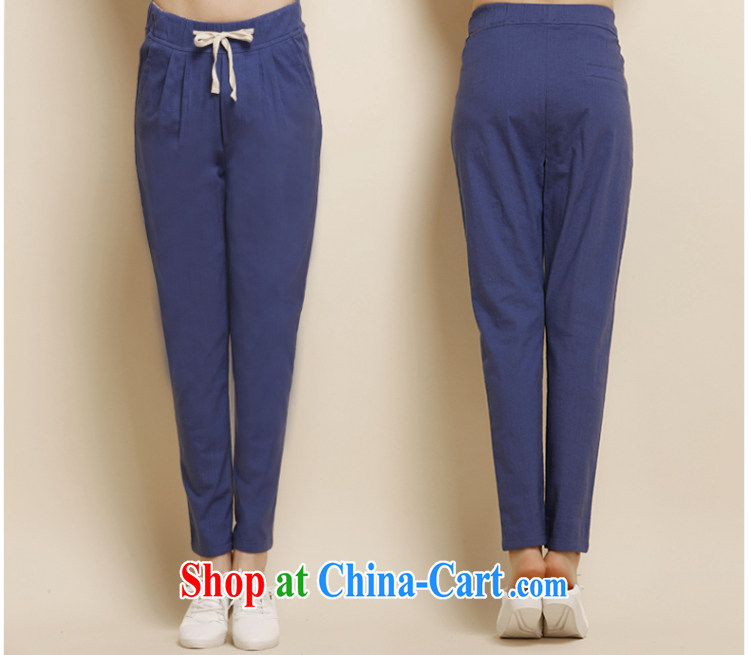 The ink marks spring 2015 new Korean version the code female graphics thin, Trouser Press castor pants cotton pants the thick MM loose ground 100 linen pant apricot 5 XL pictures, price, brand platters! Elections are good character, the national distribution, so why buy now enjoy more preferential! Health