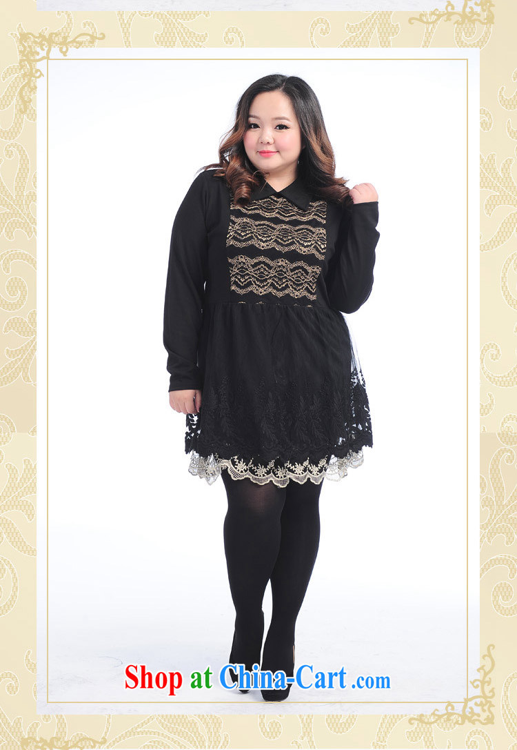 Thin (NOS) is increasing, female lace lace shirt collar dresses stylish stamp duty is Ms. skirt A 7361 Black Large Number 3 XL 190 Jack The following pictures, price, brand platters! Elections are good character, the national distribution, so why buy now enjoy more preferential! Health