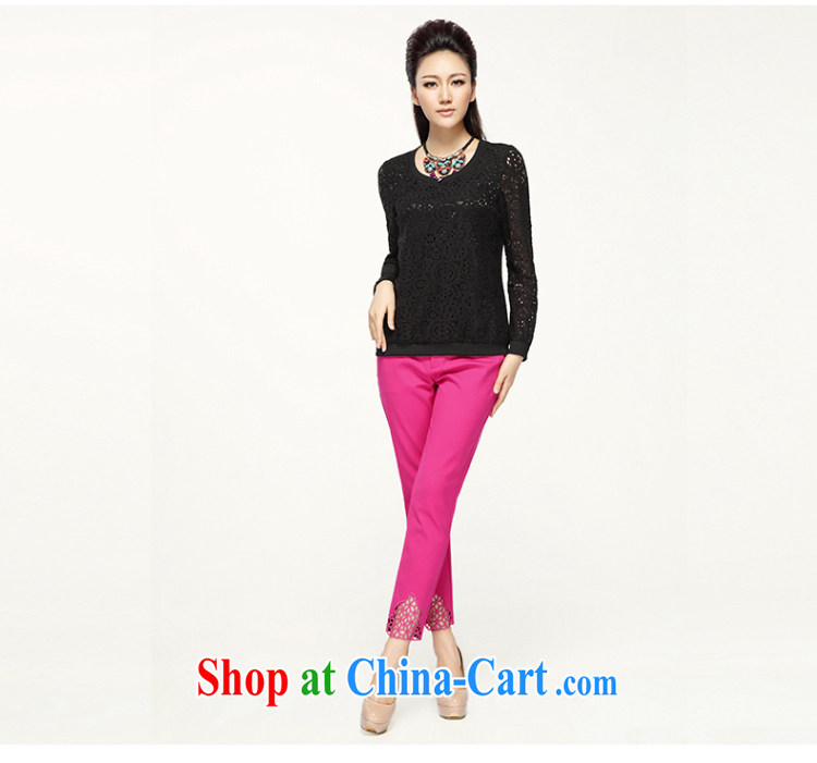 The Mak larger women fall 2014 with new thick mm stylish Openwork beauty lounge 9 pants of 43,108 red 5 XL pictures, price, brand platters! Elections are good character, the national distribution, so why buy now enjoy more preferential! Health