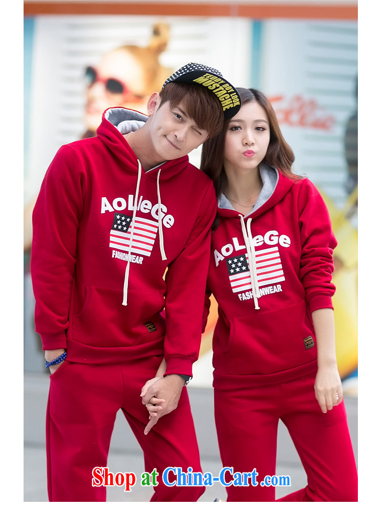fall and winter Fashion Sweater couples Campaign Kit Letter-cap trend coat aura pants and two-piece maroon male XXL pictures, price, brand platters! Elections are good character, the national distribution, so why buy now enjoy more preferential! Health