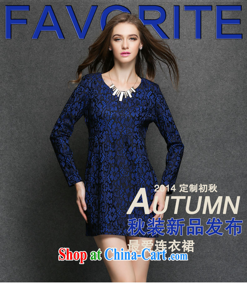 The silk, honey King, women's clothing thick MM graphics thin spring round-collar composite stamp duty relaxed dress ZZ 3295 blue XL (121 jack - 135 Jack through) pictures, price, brand platters! Elections are good character, the national distribution, so why buy now enjoy more preferential! Health