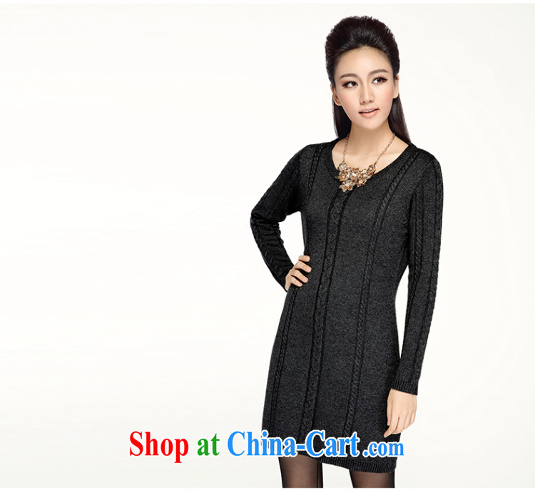 Slim, Mr Big, female Autumn with vertical streaks knitted dresses YF - 14,085 blue 3 XL pictures, price, brand platters! Elections are good character, the national distribution, so why buy now enjoy more preferential! Health
