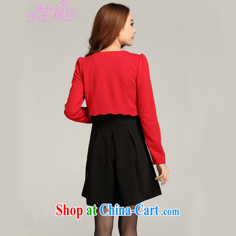 Constitution, indeed, XL thick mm female new spring 2015 Korea stylish. Hit color wave board is really two dresses red skirts to reference brassieres option, or the advisory service, constitution and clothing, and shopping on the Internet