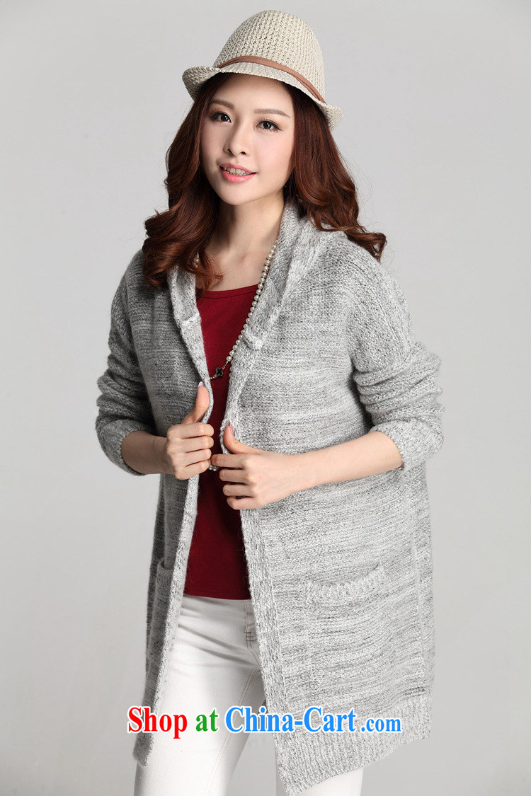 Chou Lien-hsiang, 2015 spring loaded new, long, thin, loose jacket knit-girl cardigan cap sweater G D 624 69 #7320 dark gray large numbers, pictures, price, brand platters! Elections are good character, the national distribution, so why buy now enjoy more preferential! Health