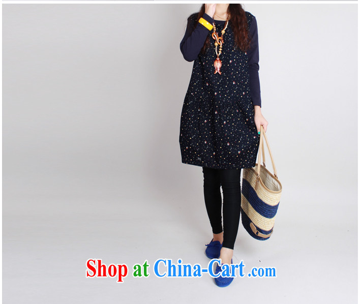 Dora, honey Child Care 2015 spring loaded new Korean women retro small floral larger loose, long, pregnant women with dresses 20408008 army green XL pictures, price, brand platters! Elections are good character, the national distribution, so why buy now enjoy more preferential! Health