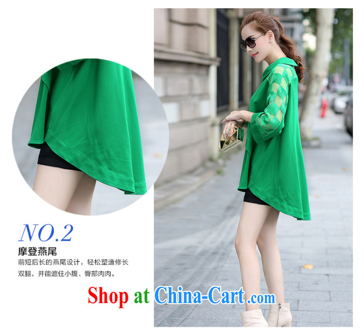 As usual, 2015 spring and summer new women with thick MM graphics thin stylish large, loose shirt M 5173 sapphire blue L (125 - 135 ) jack pictures, price, brand platters! Elections are good character, the national distribution, so why buy now enjoy more preferential! Health