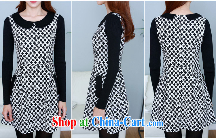 Constitution, thick, XL women mm thick 2015 spring Korean version of the new paragraph 4, Mr D. graphics thin knocked color ribbed long-sleeved baby for lady-yi skirt black 4XL 155 - 170 Jack pictures, price, brand platters! Elections are good character, the national distribution, so why buy now enjoy more preferential! Health