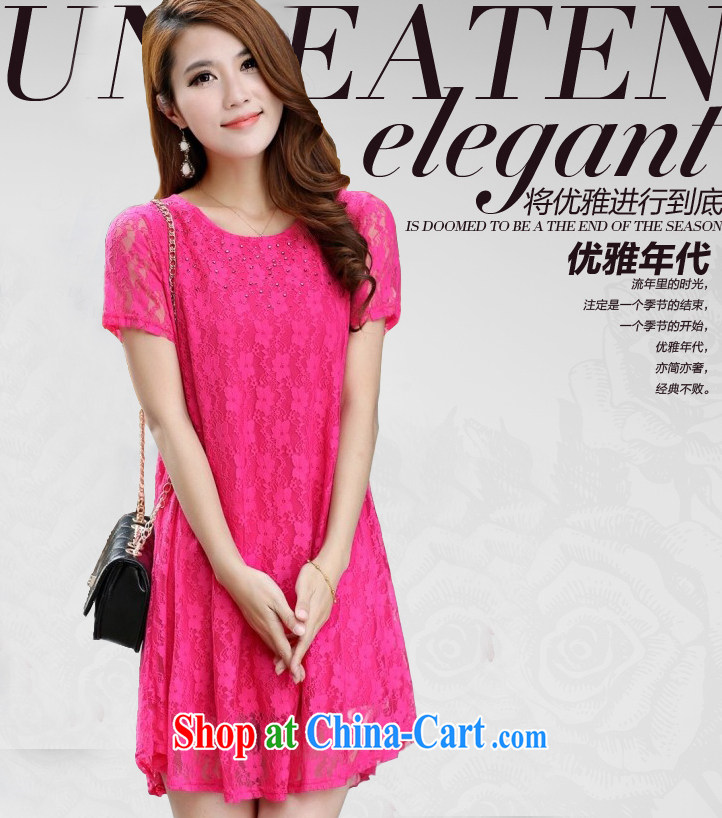 Wen Min 2014 Korean version lace long-sleeved loose video thin large Code women of 5061 red short-sleeved XXXXL pictures, price, brand platters! Elections are good character, the national distribution, so why buy now enjoy more preferential! Health