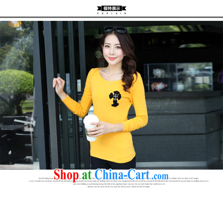 Szili and Macedonia, female 2014 autumn and winter new thick mm long-sleeved stylish 100 solid ground T-shirt and indeed intensify, cultivating Korean T-shirt stretch T-shirt black XXXXL pictures, price, brand platters! Elections are good character, the national distribution, so why buy now enjoy more preferential! Health