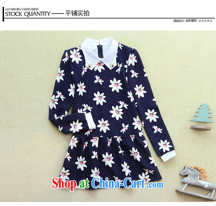 The honey autumn beauty with new products on the MM, female stamp lapel spider-waist graphics thin long-sleeved snow woven shirts women 9145 blue XXXXL pictures, price, brand platters! Elections are good character, the national distribution, so why buy now enjoy more preferential! Health