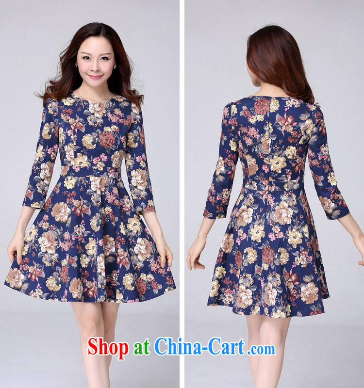 The delivery package as soon as possible by the ventricular hypertrophy, female idyllic fresh floral dresses simple RADIUS 7 for sub-cuff floral short skirt OL graphics thin lady skirt Blue stretch larger picture, price, brand platters! Elections are good character, the national distribution, so why buy now enjoy more preferential! Health