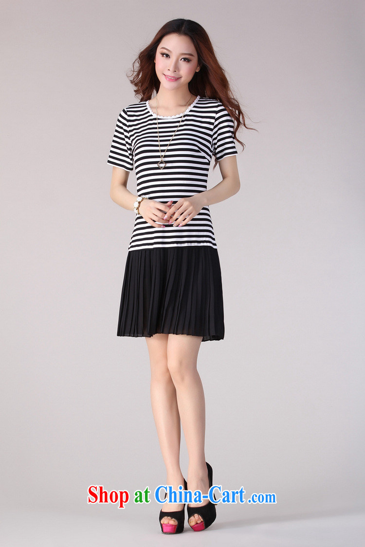 Constitution Yi XL women dresses 2015 spring new stitching 100 hem snow woven skirt thick sister leisure video thin stripes short skirts OL the skirt black to reference brassieres waist option, or the Advisory Service pictures, price, brand platters! Elections are good character, the national distribution, so why buy now enjoy more preferential! Health