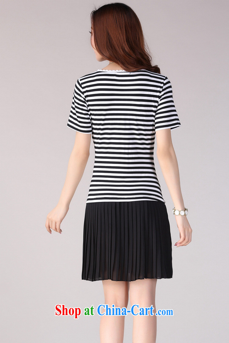 Constitution Yi XL women dresses 2015 spring new stitching 100 hem snow woven skirt thick sister leisure video thin stripes short skirts OL the skirt black to reference brassieres waist option, or the Advisory Service pictures, price, brand platters! Elections are good character, the national distribution, so why buy now enjoy more preferential! Health