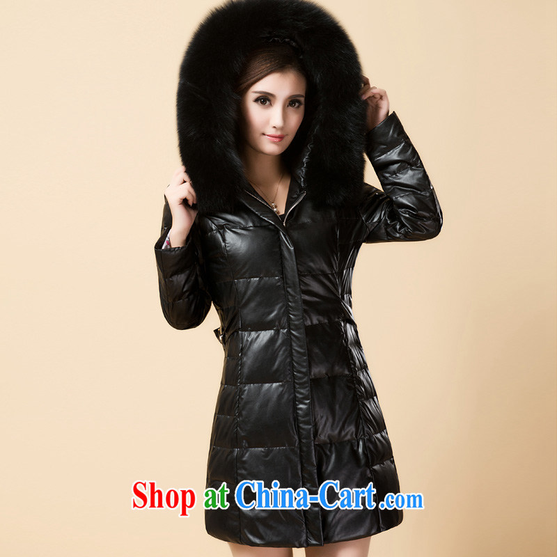 The line is being spent for new, larger jacket is really gross for the quilted coat is large, female PU jacket J 1314 - 2 black 5 XL, sea routes, and, shopping on the Internet