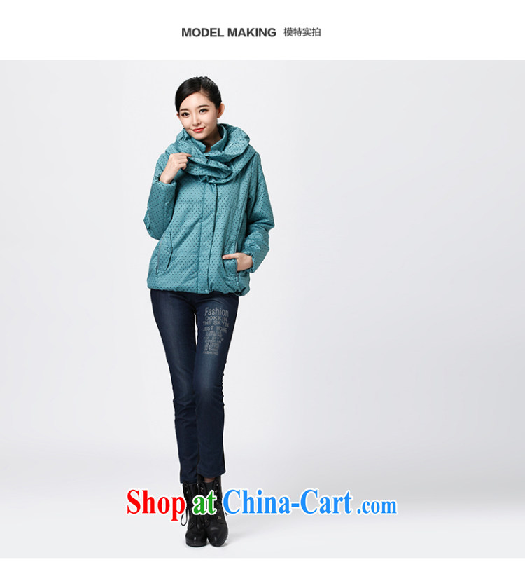 water by the 2014 code female new winter jackets quilted coat female short parka brigades