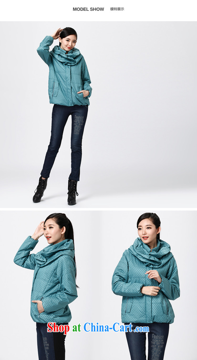 water by the 2014 code female new winter jackets quilted coat female short parka brigades