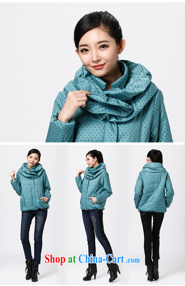 water by the 2014 code female new winter jackets quilted coat female short parka brigades