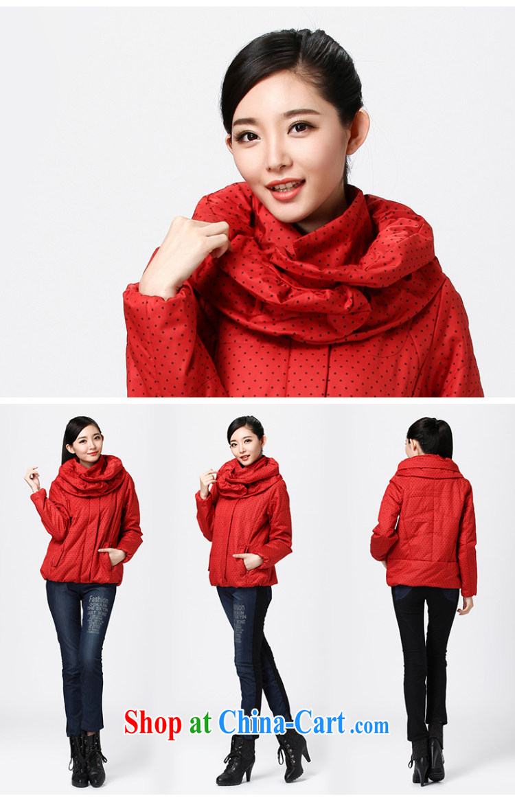 water by the 2014 code female new winter jackets quilted coat female short parka brigades