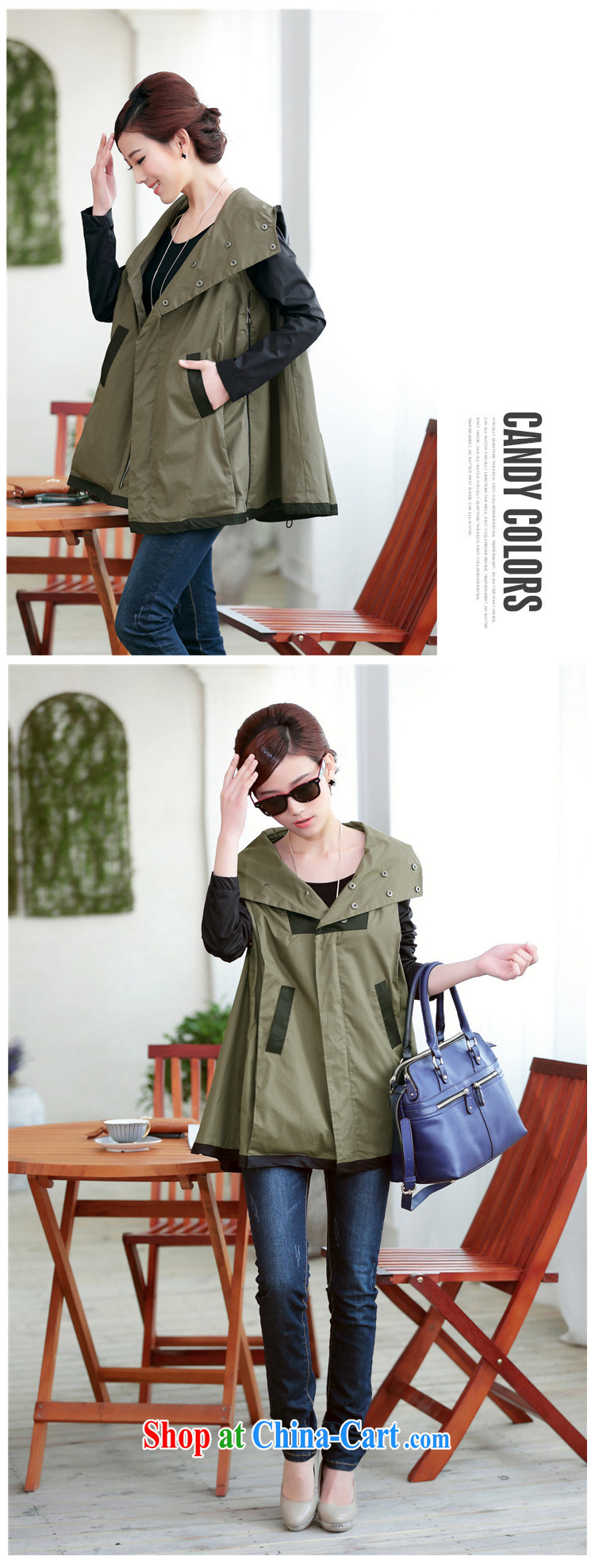 The Ju-Yee Nga 2014 new autumn Women's clothes trendy, temperament and Europe 100 ground coat YY 88,686 khaki XXXL pictures, price, brand platters! Elections are good character, the national distribution, so why buy now enjoy more preferential! Health