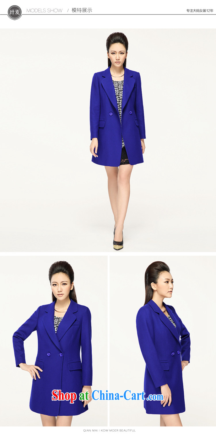 Slim, Mr Big, female 2014 autumn and winter with new thick mm stylish Korean version lapel long-sleeved? The jacket 43,236 blue 3 XL pictures, price, brand platters! Elections are good character, the national distribution, so why buy now enjoy more preferential! Health