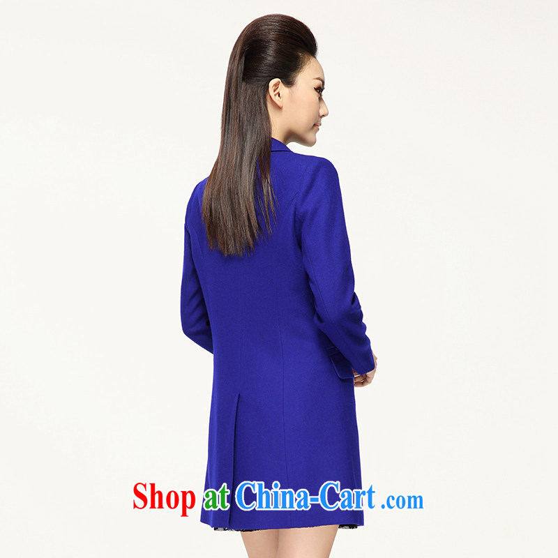 Former Yugoslavia, Mr Big, female 2014 autumn and winter with new thick mm stylish Korean lapel long-sleeved? The jacket 43,236 blue 3 XL, former Yugoslavia, Mak, and shopping on the Internet