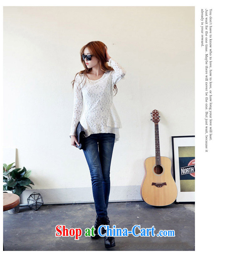 Surplus may, 2014 autumn New MM thick solid long-sleeved shirt, long lace spell snow woven shirts graphics thin beauty larger female TX 1195 black other size, please contact customer service pictures, price, brand platters! Elections are good character, the national distribution, so why buy now enjoy more preferential! Health