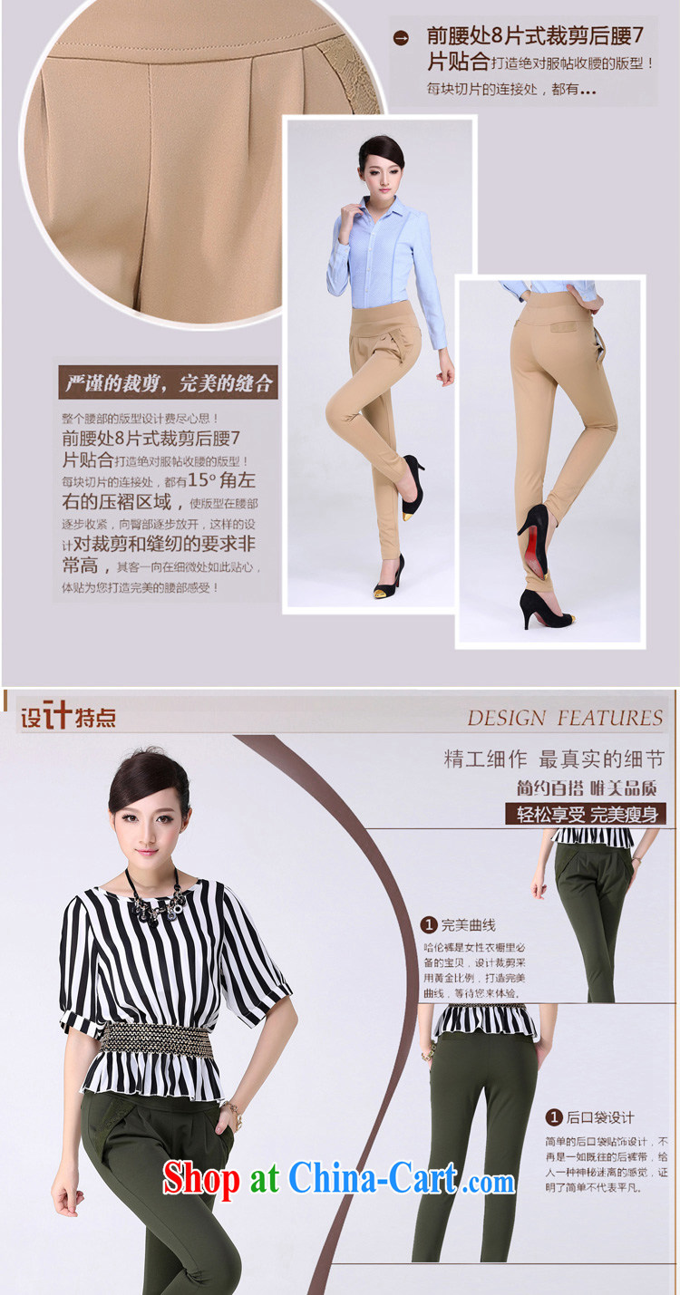 flower girl Isabelle 2014 Korean New OL career with stylish lace pants thick MM larger, Trouser Press female D 7186 black 4XL pictures, price, brand platters! Elections are good character, the national distribution, so why buy now enjoy more preferential! Health