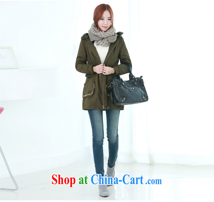 Constitution and clothing increased, indeed, female coat 2015 autumn and winter reload Korean fashion cap Navy wind 100 ground leisure cotton thick m Green to reference brassieres option, or the Advisory Service pictures, price, brand platters! Elections are good character, the national distribution, so why buy now enjoy more preferential! Health