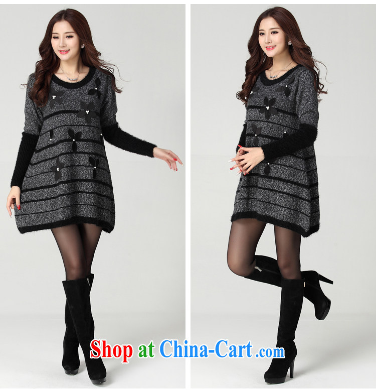 The delivery package as soon as possible by the obesity mm sweater skirt fall 2014 winter clothing relaxed beauty, knitted dresses XL Sweater Knit long gray are code for 130 - 190 Jack pictures, price, brand platters! Elections are good character, the national distribution, so why buy now enjoy more preferential! Health