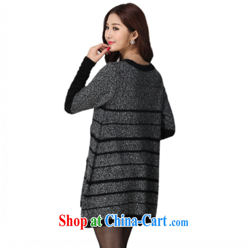 The delivery package as soon as possible by the obesity mm sweater skirt fall 2014 winter clothing relaxed beauty, knitted dresses XL Sweater Knit long gray are code for 130 - 190 jack, land is still the garment, and shopping on the Internet