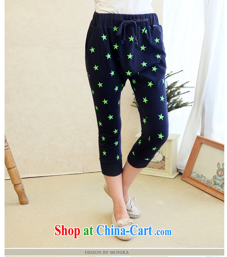 Moses Veronica XL women s 2014 Fall edition with new thick mm very casual graphics thin stretch 7 pants blue XXXXL pictures, price, brand platters! Elections are good character, the national distribution, so why buy now enjoy more preferential! Health