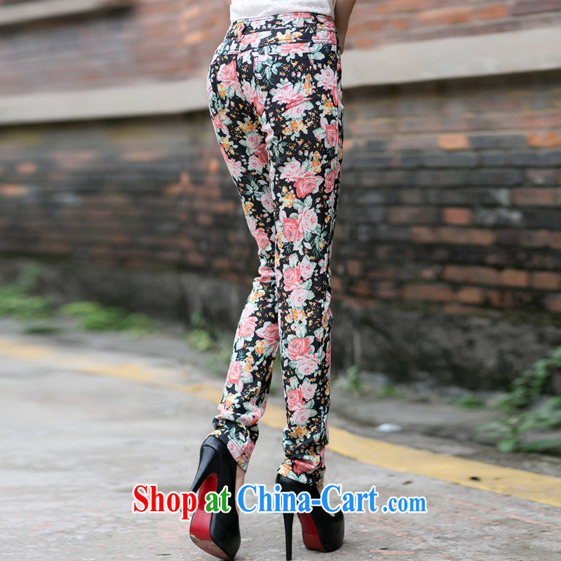 Mephidross economy honey, King, female autumn and winter clothes 2014 leisure pencil trousers castor pants suit women, through solid pants and lint-free cloth thick black large number 4 XL the lint-free cloth thick Mephitic economy honey (MENTIMISI), and, on-line shopping