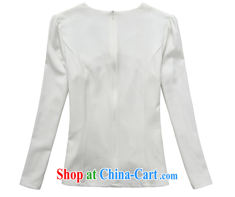 Constitution, the ventricular hypertrophy, thick, blouses 2015 Korean style white-collar 4 100 season ground long-sleeved snow woven shirts thick mm New Irregular graphics skinny T-shirt white L pictures, price, brand platters! Elections are good character, the national distribution, so why buy now enjoy more preferential! Health