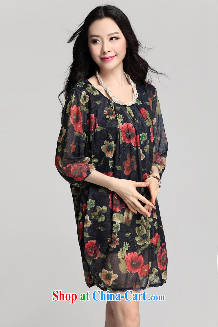 Days in Korea (ThYs) 2015 summer mm thick stamp Loose Cuff lanterns 5 sub-cuff the Code women dress women 7012 black XXL pictures, price, brand platters! Elections are good character, the national distribution, so why buy now enjoy more preferential! Health