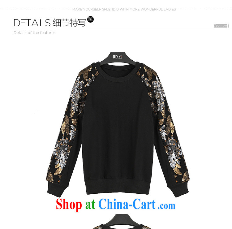 According to Korea Connie 2015 spring on the new larger female manual fine, knitted T-shirt solid black 1151 XXXXXL pictures, price, brand platters! Elections are good character, the national distribution, so why buy now enjoy more preferential! Health