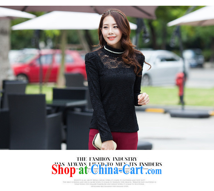 Morning would be 2015 new stylish large, female high atmospheric and lint-free cloth thick solid shirt snow woven Pearl high-collar stretch warm-blossoms, graphics thin solid black T-shirt 4 XL (145 - 160 ) jack pictures, price, brand platters! Elections are good character, the national distribution, so why buy now enjoy more preferential! Health