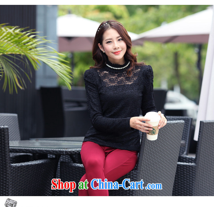 Morning would be 2015 new stylish large, female high atmospheric and lint-free cloth thick solid shirt snow woven Pearl high-collar stretch warm-blossoms, graphics thin solid black T-shirt 4 XL (145 - 160 ) jack pictures, price, brand platters! Elections are good character, the national distribution, so why buy now enjoy more preferential! Health