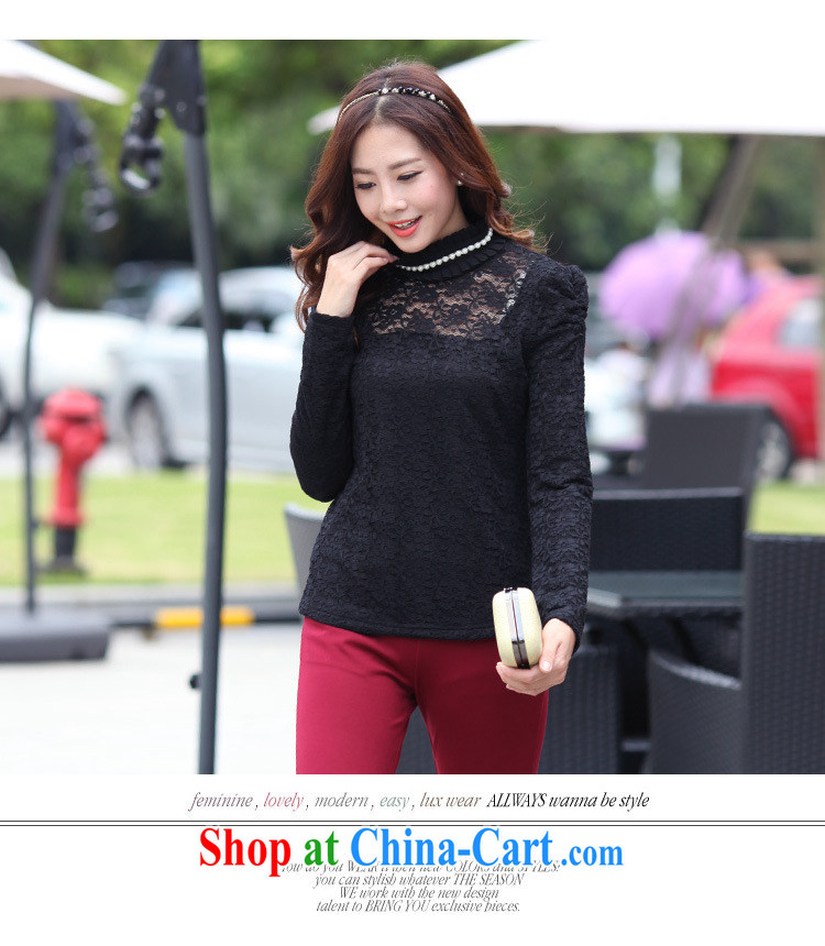 Morning would be 2015 new stylish large, female high atmospheric and lint-free cloth thick solid shirt snow woven Pearl high-collar stretch warm-blossoms, graphics thin solid black T-shirt 4 XL (145 - 160 ) jack pictures, price, brand platters! Elections are good character, the national distribution, so why buy now enjoy more preferential! Health