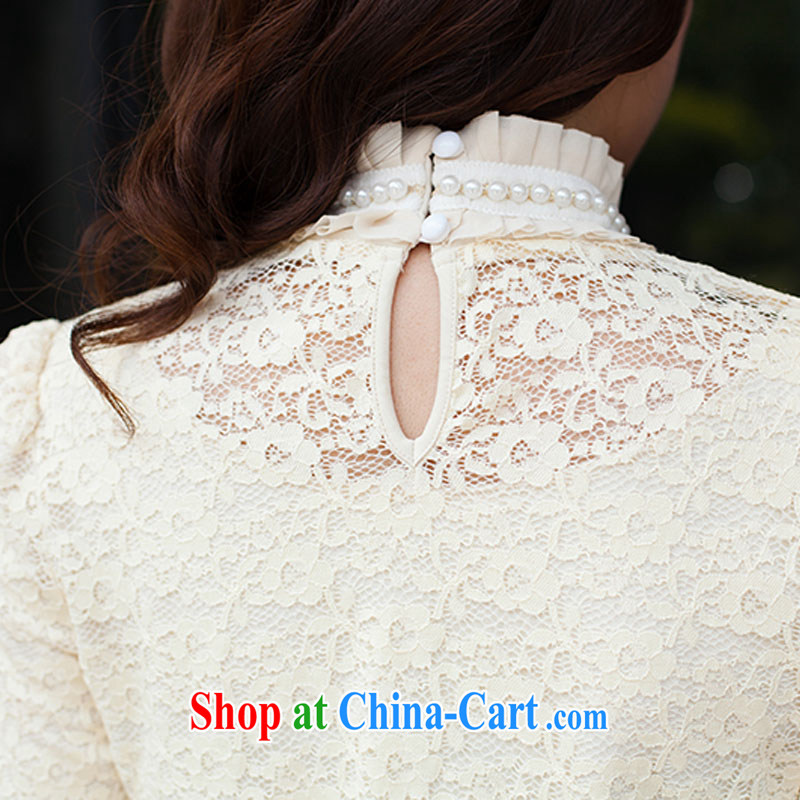 Early morning would be 2015 new stylish large code female high atmospheric and lint-free cloth thick solid shirt snow woven Pearl high-collar stretch warm-blossoms, graphics thin solid black T-shirt 4 XL (145 - 160 ) jack, morning, and shopping on the Internet