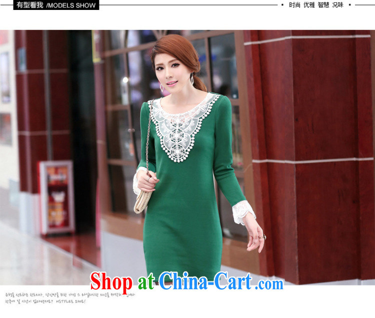 Morning would be 2015 spring new Korean version check take flouncing cuff the lint-free cloth warm the code dress with lace hook take simple and long-sleeved royal blue 5 XL recommendations 180 - 200 Jack pictures, price, brand platters! Elections are good character, the national distribution, so why buy now enjoy more preferential! Health
