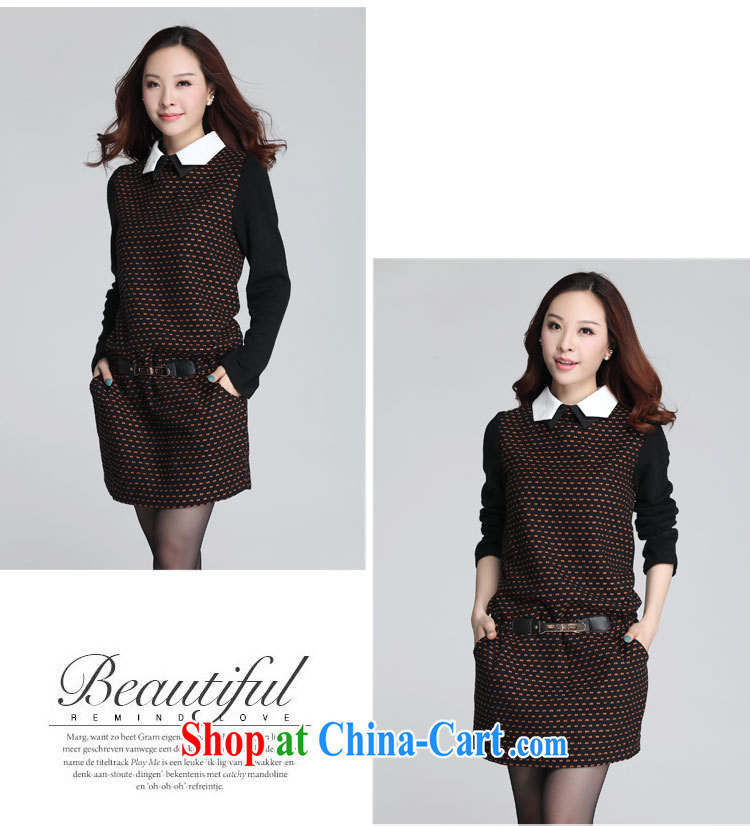 Loved 2015 spring new, larger female thick MM Korean Beauty knitting long-sleeved dresses 3589 white XXXXL pictures, price, brand platters! Elections are good character, the national distribution, so why buy now enjoy more preferential! Health