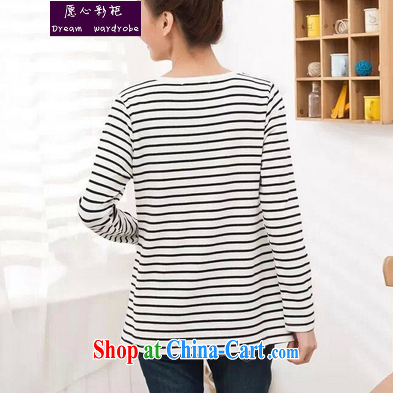 would like to heart Color cabinet 2014 autumn pregnant women with autumn and the streaks Leisure package long-sleeved shirt T pregnant women sweater solid shirt pregnant women with long-sleeved T 桖 jm black-and-white striped XL, would like to heart color cabinets, shopping on the Internet