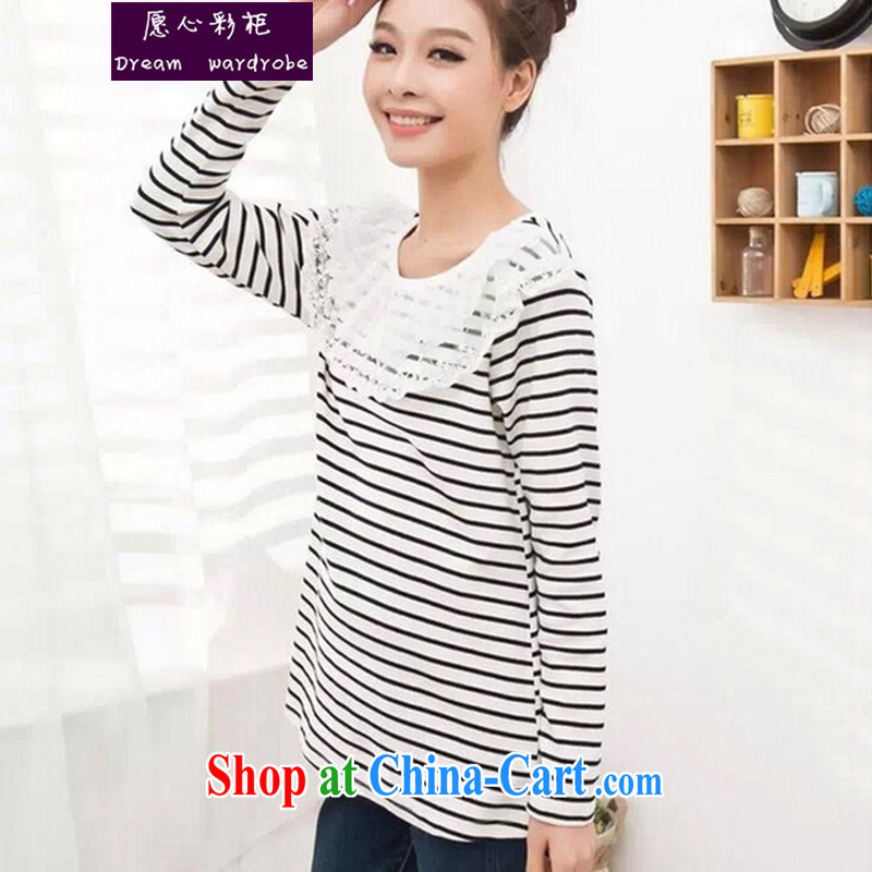would like to heart Color cabinet 2014 autumn pregnant women with autumn and the streaks Leisure package long-sleeved shirt T pregnant women sweater solid shirt pregnant women with long-sleeved T 桖 jm black-and-white striped XL, would like to heart color cabinets, shopping on the Internet