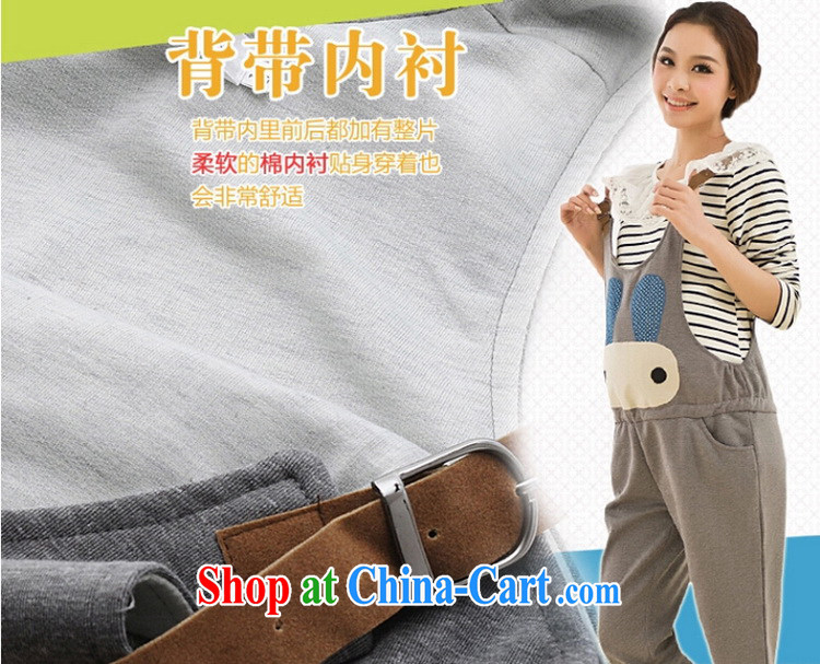 To Heart Color cabinet 2014 autumn new pregnant women with shoulder straps Korean fashion pregnant women pants trousers-trousers grants solid shirt jm light gray, solid shirts XL pictures, price, brand platters! Elections are good character, the national distribution, so why buy now enjoy more preferential! Health
