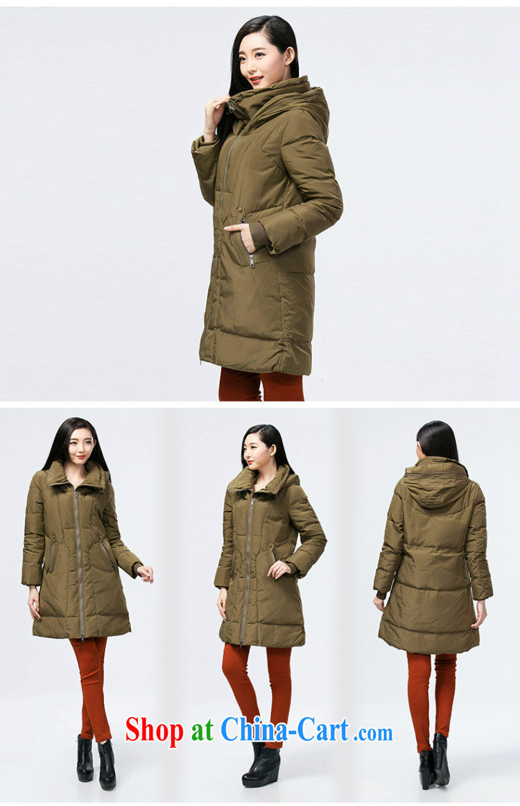 Water of winter 2014 new Korean jacket girls in long, thick larger cap-waist hidden meat DO 2516 Kwai Yuen Wong XL pictures, price, brand platters! Elections are good character, the national distribution, so why buy now enjoy more preferential! Health