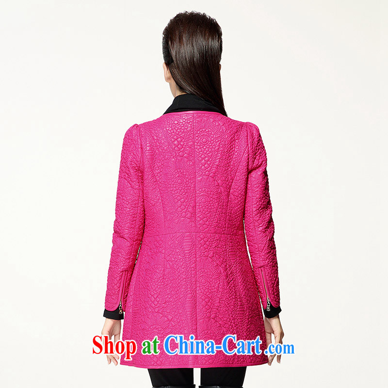 Slim, Mr Big, women fall 2014 the new 200 Jack thick sister in Europe and long-sleeved jacket of 43,256 red 6 XL, former Yugoslavia, Mak, and shopping on the Internet