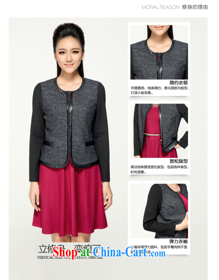 The Mak is the women early autumn 2014 the new thick mm stylish tile solid-colored loose long-sleeved jacket 43,362 gray 5 XL pictures, price, brand platters! Elections are good character, the national distribution, so why buy now enjoy more preferential! Health