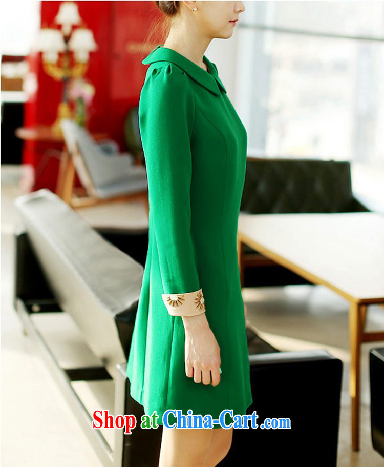 To terrace 2014 autumn and winter, female fashion doll for cultivating high-waist career temperament long-sleeved larger dresses of 241 red XXXL pictures, price, brand platters! Elections are good character, the national distribution, so why buy now enjoy more preferential! Health