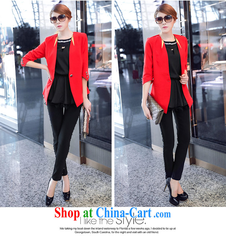 Mephidross economy honey, and indeed increase, female fat MM Load fall 2014 new Korean version the kernel buckle cuff small suits women jacket beauty 5008 large blue code 4 XL pictures, price, brand platters! Elections are good character, the national distribution, so why buy now enjoy more preferential! Health